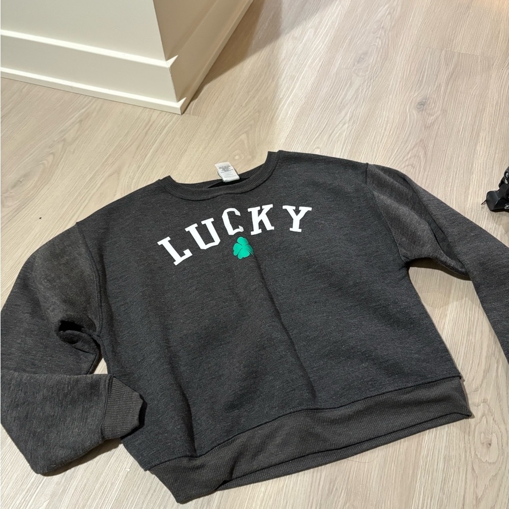 Modern Lux “Lucky” Clover Crewneck
